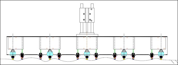 "A schematic of the pneumatic acoustic array."